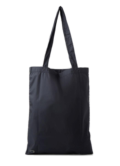 Shop Rick Owens X Champion Logo Embroidered Tote Bag In Black