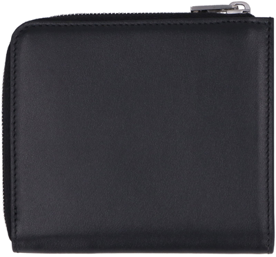 Shop Jil Sander Leather Card Holder In Black