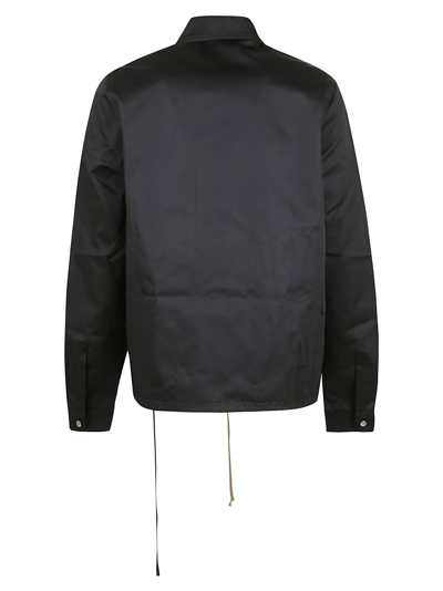 Shop Drkshdw Snap Front Jacket In Black