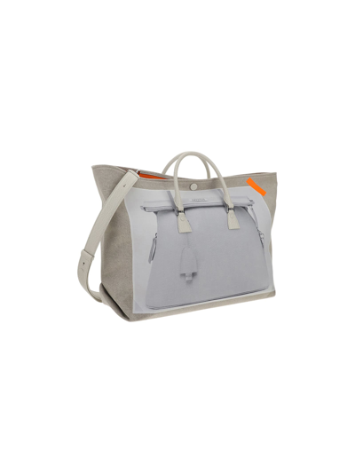 Shop Maison Margiela Shopping Bag In Grey/neutrals