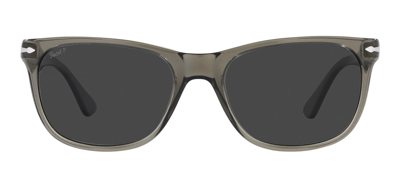 Shop Persol Po 3291s 110348 Wayfarer Polarized Sunglasses In Grey