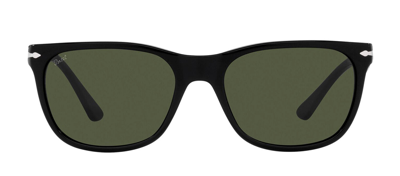 Shop Persol Po 3291s 95/31 Wayfarer Sunglasses In Green