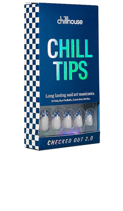 Shop Chillhouse Checked Out 2.0 Chill Tips Press-on Nails In N,a