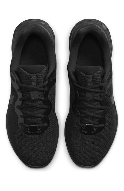 Shop Nike Revolution 6 Next Nature Road Running Shoe In Black/ Dark Smoke Grey