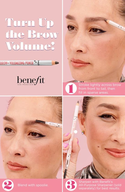 Shop Benefit Cosmetics Gimme Brow+ Volumizing Fiber Eyebrow Pencil, 0.02 oz In Shade 3