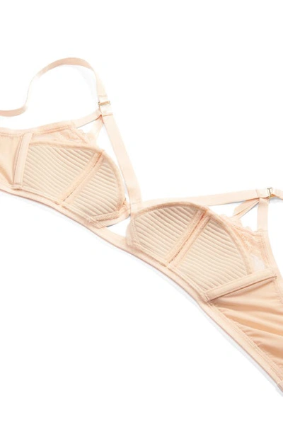 Shop Dita Von Teese Madame X Wireless Bra In Creme Caramel