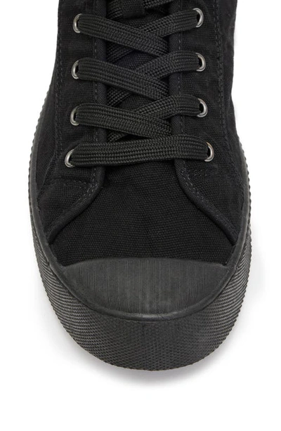 Shop Allsaints Max High Top Sneaker In Black / Black