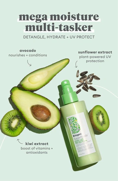 Shop Briogeo Superfoods™ Avocado + Kiwi Mega Moisture 3-in-1 Leave-in Conditioner, Detangler + Uv Protection Spra