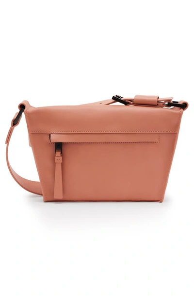 Shop Allsaints Colette Leather Crossbody Bag In Elasto Pink