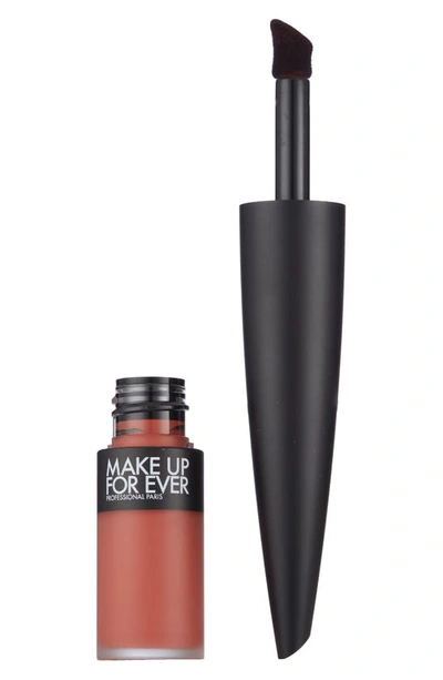 Shop Make Up For Ever Rouge Artist For Ever Matte 24 Hour Longwear Liquid Lipstick In 240 Rose Now And Always