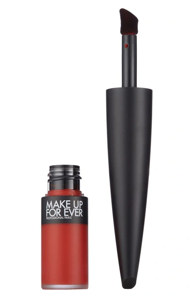 Shop Make Up For Ever Rouge Artist For Ever Matte 24 Hour Longwear Liquid Lipstick In 442 Everlasting Scarlet