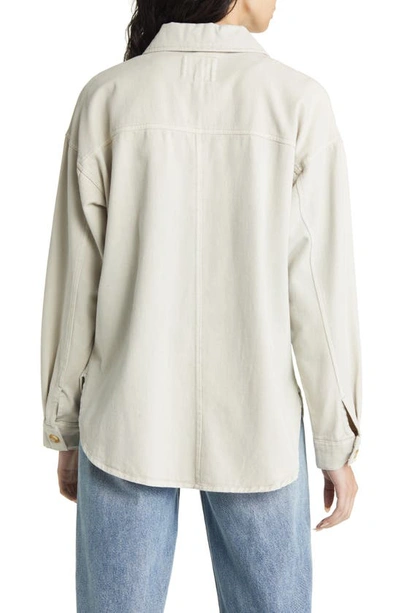 Shop Thread & Supply Fletcher Shirt Jacket In Light Grey