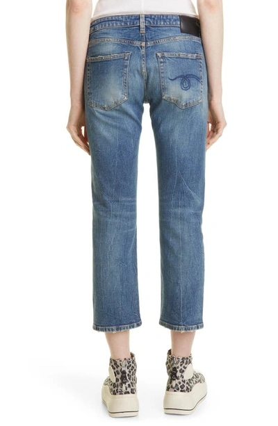 R13 Shorts - Denim In Kelly Stretch