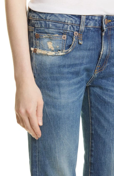 R13 Shorts - Denim In Kelly Stretch