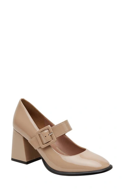 Shop Linea Paolo Belle Mary Jane Pump In Maple Sugar