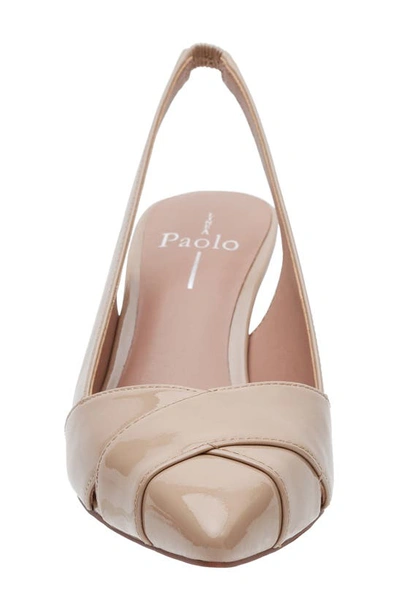 Shop Linea Paolo Nelly Pointed Toe Slingback Pump In Maple Sugar