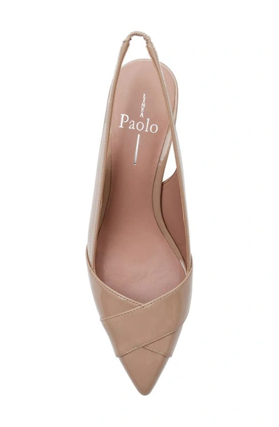 Shop Linea Paolo Nelly Pointed Toe Slingback Pump In Maple Sugar