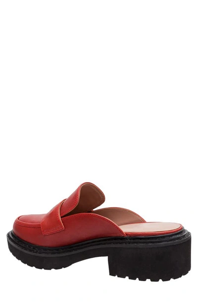 Shop Linea Paolo Elie Platform Loafer In Dark Red