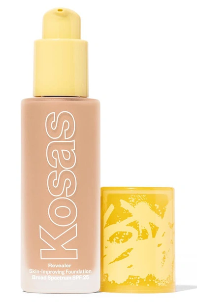 Kosas Revealer Skin-improving Foundation Spf25 With Hyaluronic Acid And Niacinamide Very Light Cool 120 1  In Very Light Cool 120