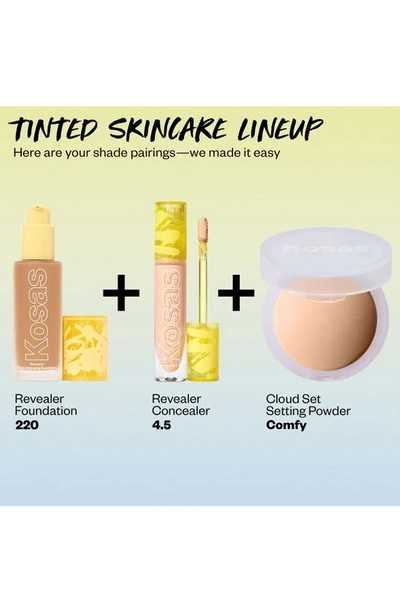 Kosas Revealer Skin-improving Foundation Spf25 With Hyaluronic Acid And Niacinamide Medium Neutral 220 1 O In Medium Neutral 220
