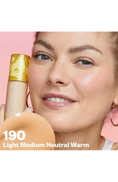 Kosas Revealer Skin-improving Foundation Spf25 With Hyaluronic Acid And Niacinamide Light Medium Neutral W In Light Medium Neutral Warm 190