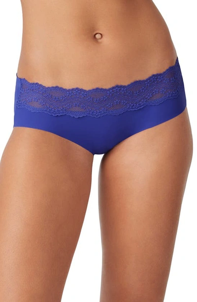 Shop B.tempt'd By Wacoal B.bare Hipster Panties In Spectrum Blue