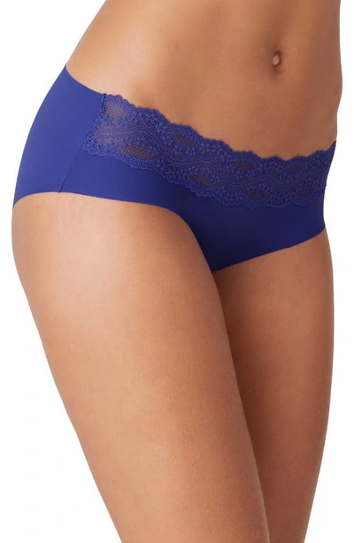 Shop B.tempt'd By Wacoal B.bare Hipster Panties In Spectrum Blue