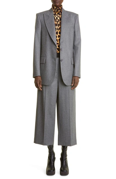 Stella Mccartney Cheetah Print Long Sleeve Turtleneck Bodysuit In Tortoise Shell