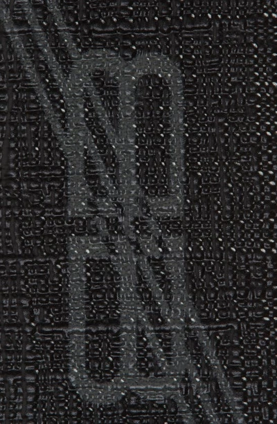 Shop Balenciaga Logo Coated Stretch Canvas Belt In Black/ Grey
