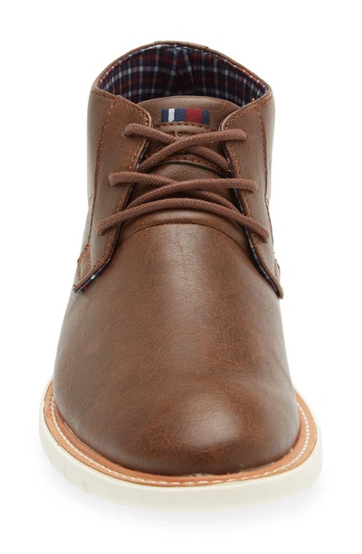 Shop Ben Sherman Kirk Chukka Boot In Brown Pu