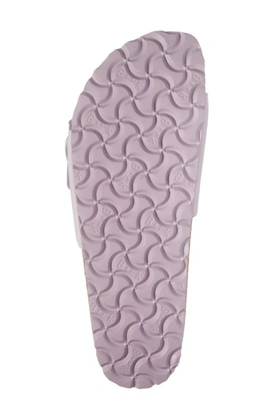 Shop Birkenstock Madrid Big Buckle Slide Sandal In Lilac