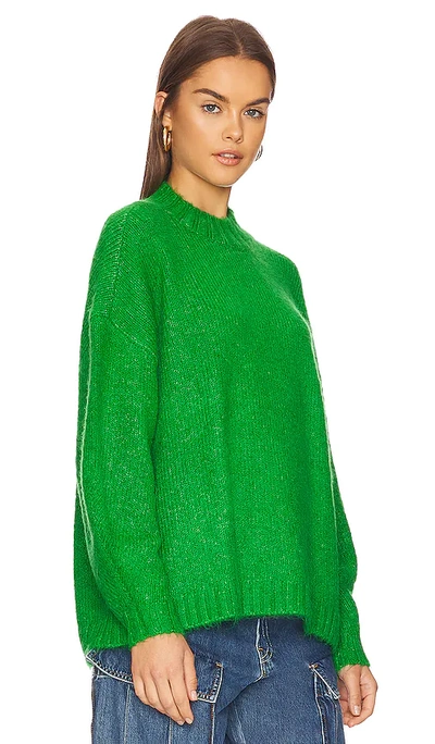 Shop Pistola Carlen Mock Neck Sweater In Green