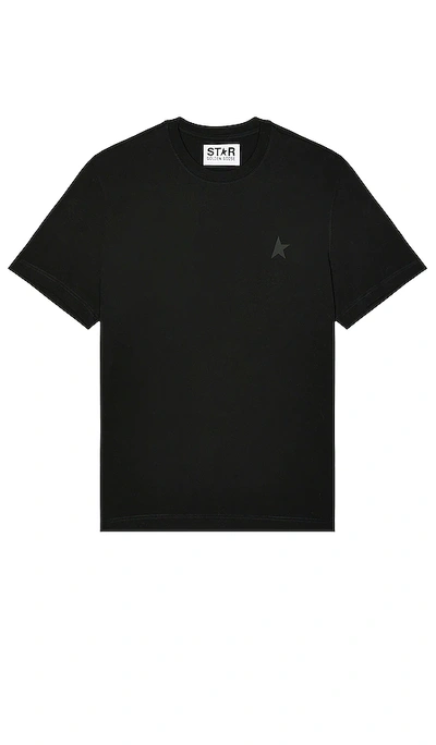 Shop Golden Goose Star M's Regular T-shirt In Black