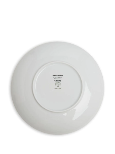 Cassina Service Prunier Flat Plates (set Of Two) In Weiss