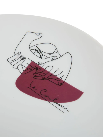 Cassina Service Prunier Flat Plates (set Of Two) In Weiss