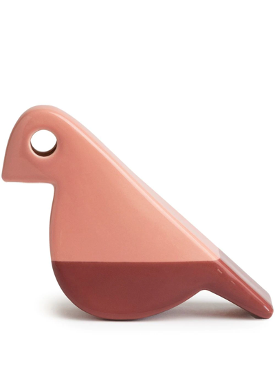 Shop Nuove Forme Ceramic Bird Figure In Rosa