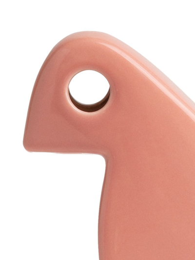 Shop Nuove Forme Ceramic Bird Figure In Rosa