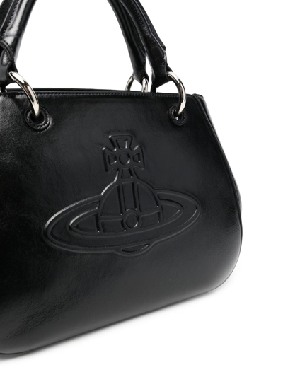 Shop Vivienne Westwood Judy Shopper Tote Bag In Black