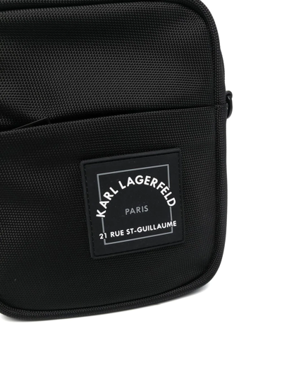 Shop Karl Lagerfeld Cross-body Messenger Bag In Schwarz