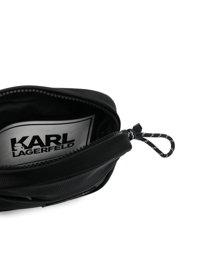 Shop Karl Lagerfeld Cross-body Messenger Bag In Schwarz