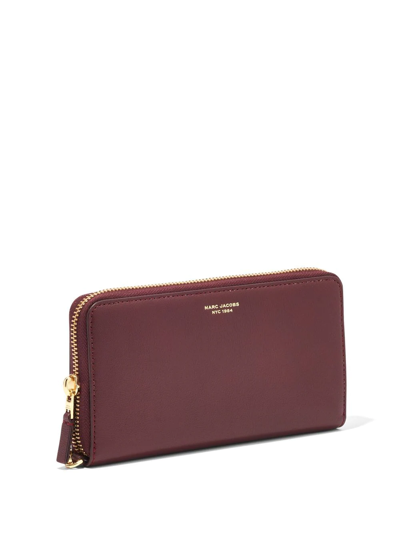 Shop Marc Jacobs The Continental Wristlet Wallet In Red