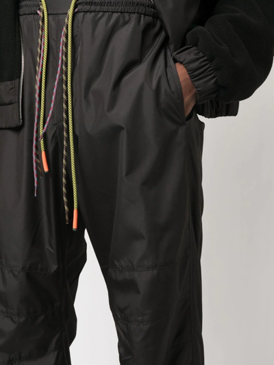 Ambush Multicord Polyester Track Pants In Black