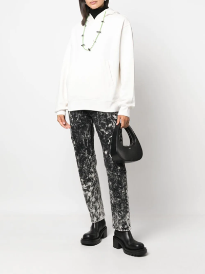 Ambush Long-sleeve Drawstring Hoodie In White