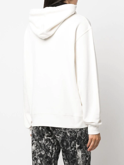 Ambush Long-sleeve Drawstring Hoodie In White