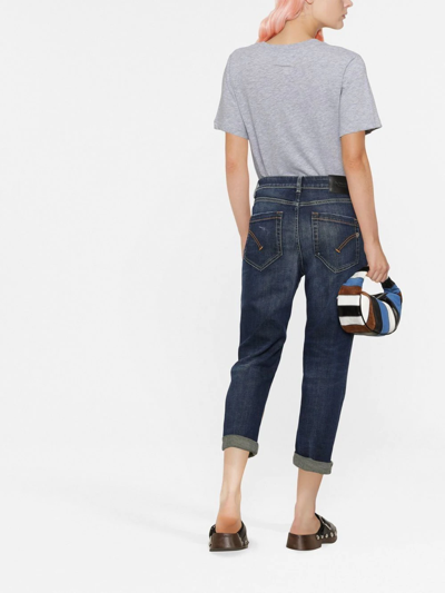 Dsquared2 Logo-print Detail T-shirt In Grau