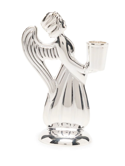Shop Skultuna Guardian Angel Candle Holder In Silber