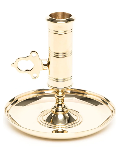 Skultuna Brass Candle Holder In Gold | ModeSens