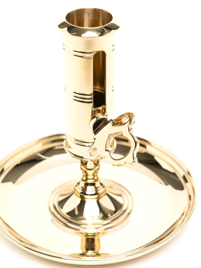 Shop Skultuna Brass Candle Holder In Gold