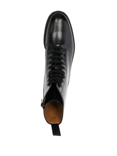 Common Projects Mens Black Other Materials Ankle Boots In Schwarz
