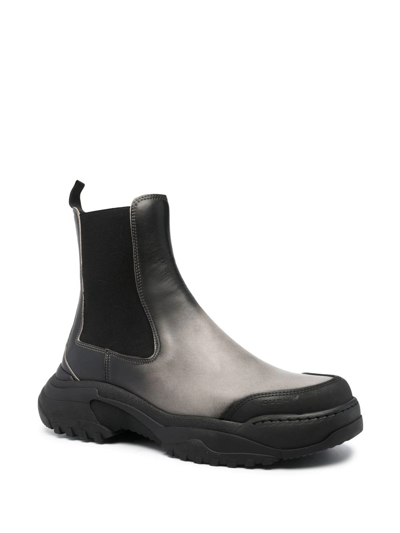 Shop Gmbh Sprayed Chelsea Boots In Schwarz